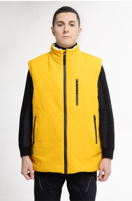 Жилет зимний цв.горчица