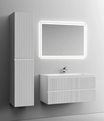 Тумба подвесная SANCOS Snob T 995х445х500, c двумя ящиками оснащенными доводчиками, Bianco, арт.SNT100W