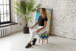 Пуф Лекко Аквамарин