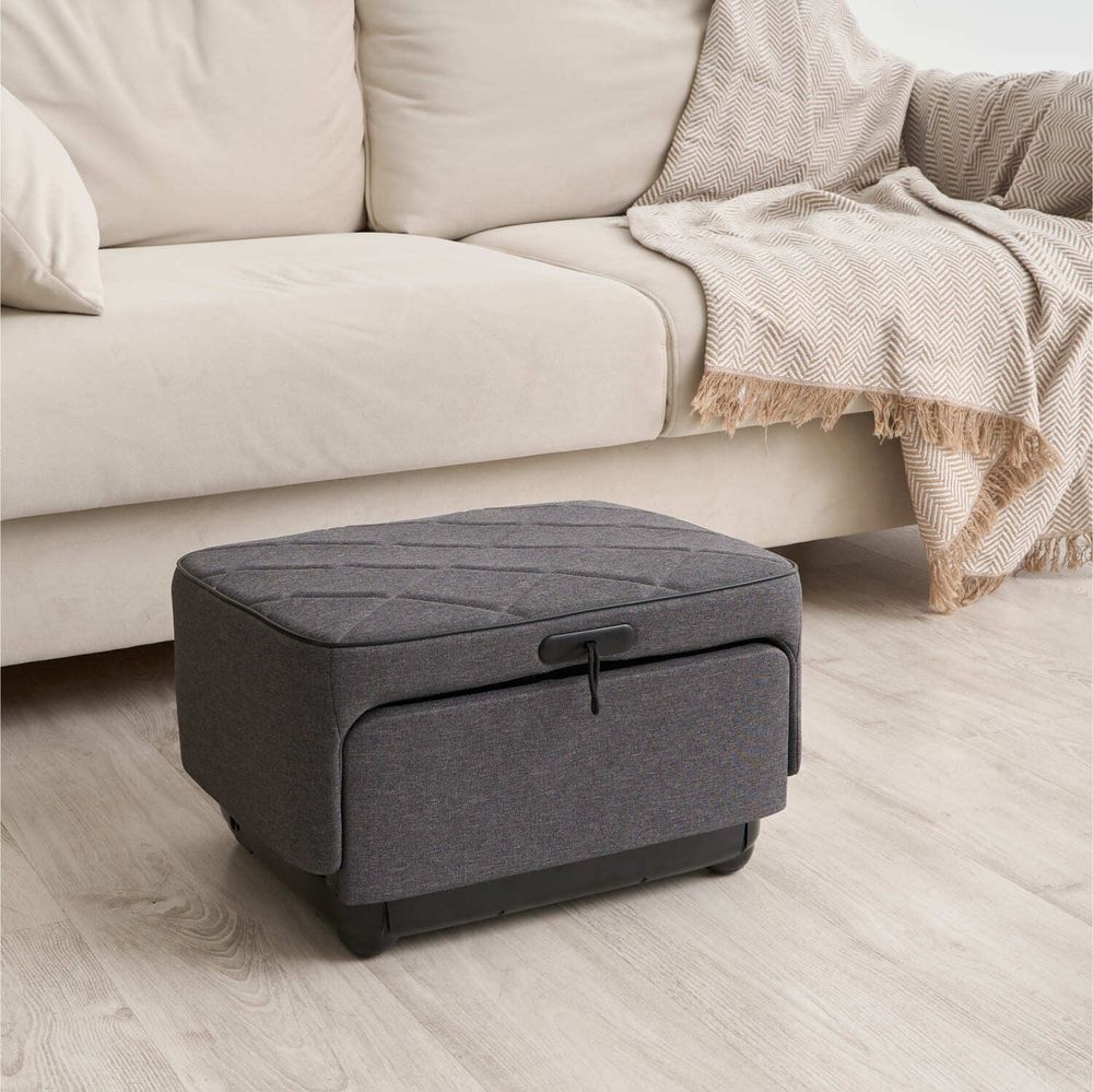 GESS PUF массажер для ног серый бежевый