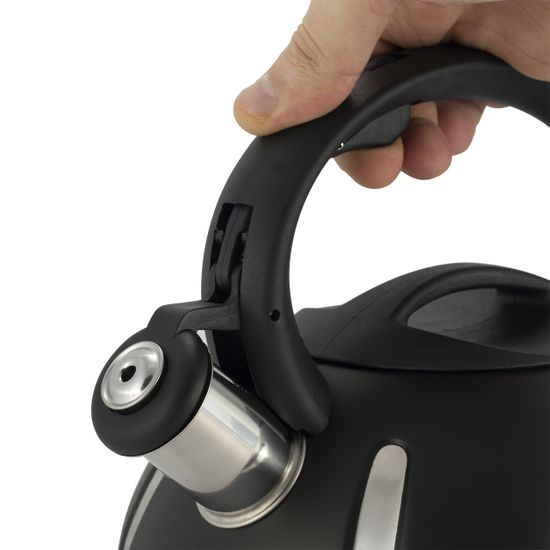 Чайник 2,5 л из нержавеющей стали со свистком Ofenbach NB-100303 и нейлоновой ручкой