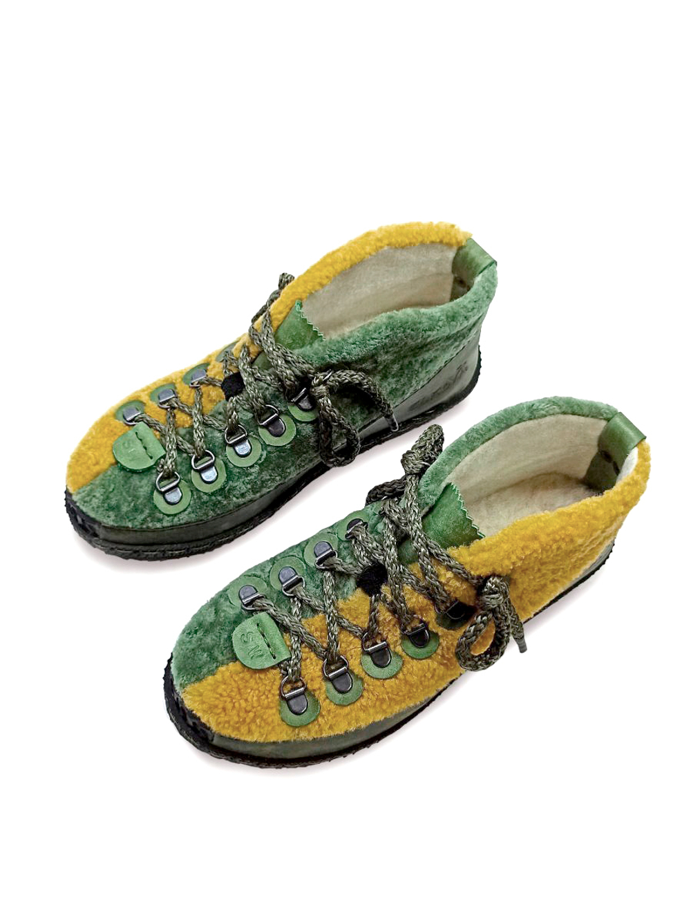 Ботинки меховые "Double Curly "