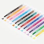 Мелки восковые выкручивающиеся Мульти-Пульти, "Енот в космосе", 12 цветов, круглые, ПВХ чехол, европодвес