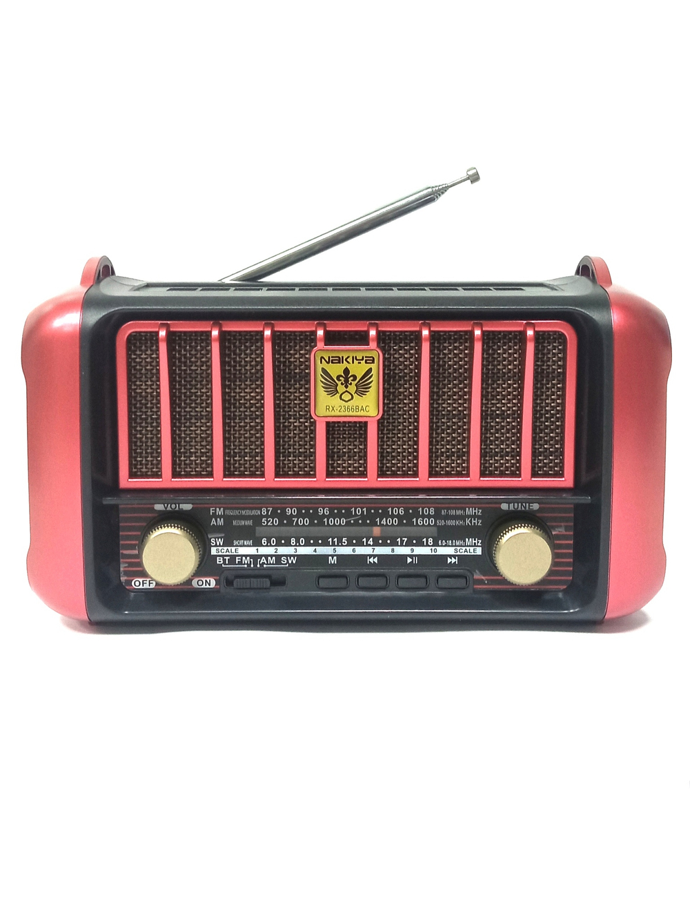 Радиоприемник с MP3 плеером +SolarPanel Naklya RX2366BAC