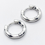 Ювелирные швензы Конго с родиевым покрытием, размер 17*3 мм, цена за пару