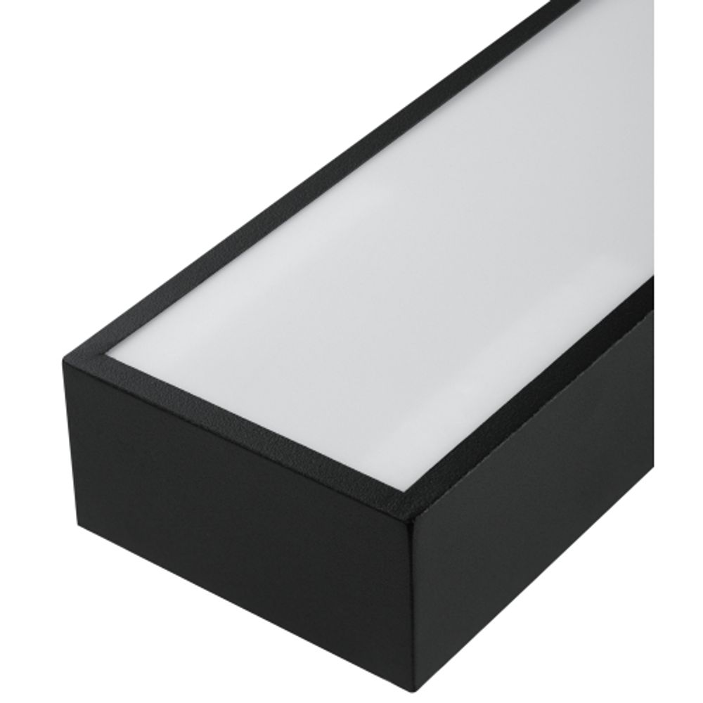 Светильник LED ЭРА Geometria SPO-114-B-40K-036 Block 36Вт 4000К 3000Лм IP40 1200*130*50 черный подвесной драйвер внутри | Декоративные светильники Geometria