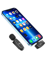 Микрофон петличный беспроводной для телефона hoco L15 lightning