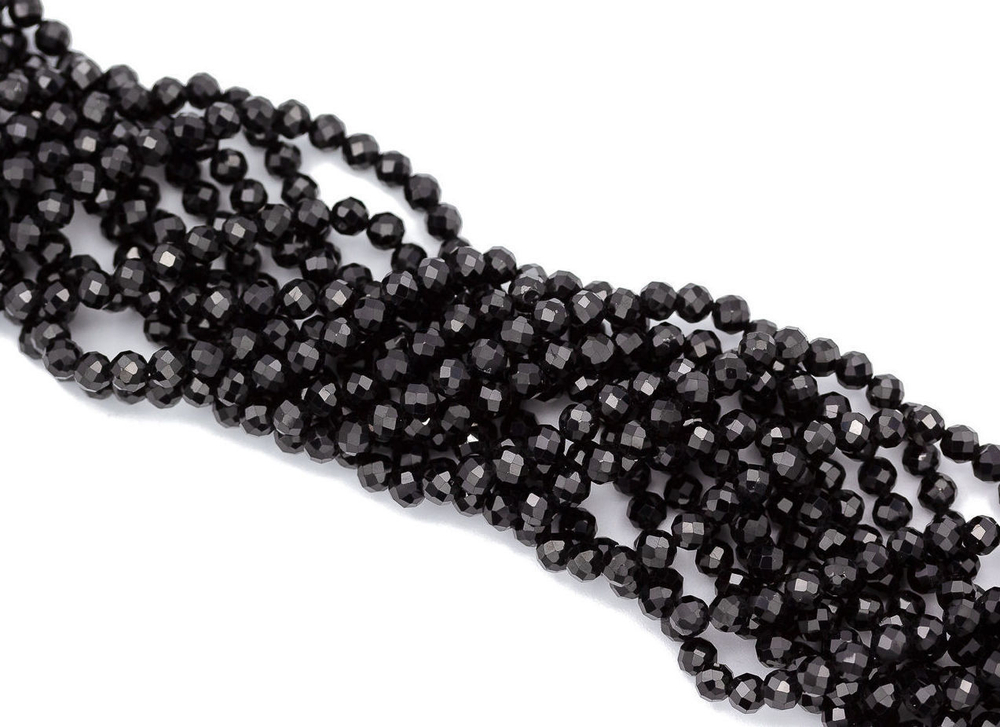 Нить бусин из шпинели 3мм, огранка