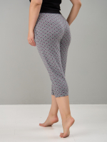 Бриджи Дв-202/кофе-цветочныйорнамент