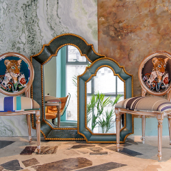 Зеркало настенное Объект мечты Туркуаз