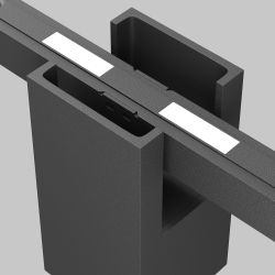 Трековый однофазный магнитный светодиодный светильник Maytoni Exility   TR121-2-7W3K-B