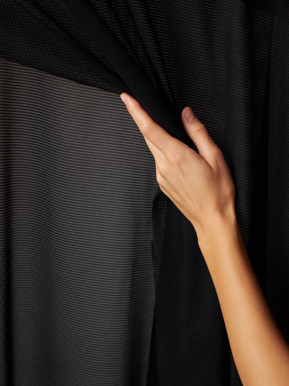 Сетка полоска, Турция, черный 170