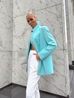 Пиджак двубортный из вискозы