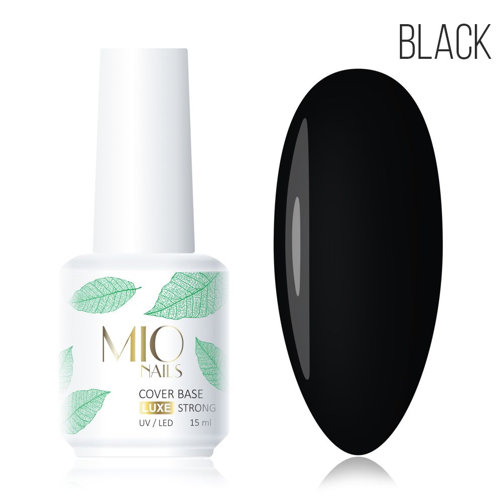 Mio Nails Base luxe cover black, 15 мл