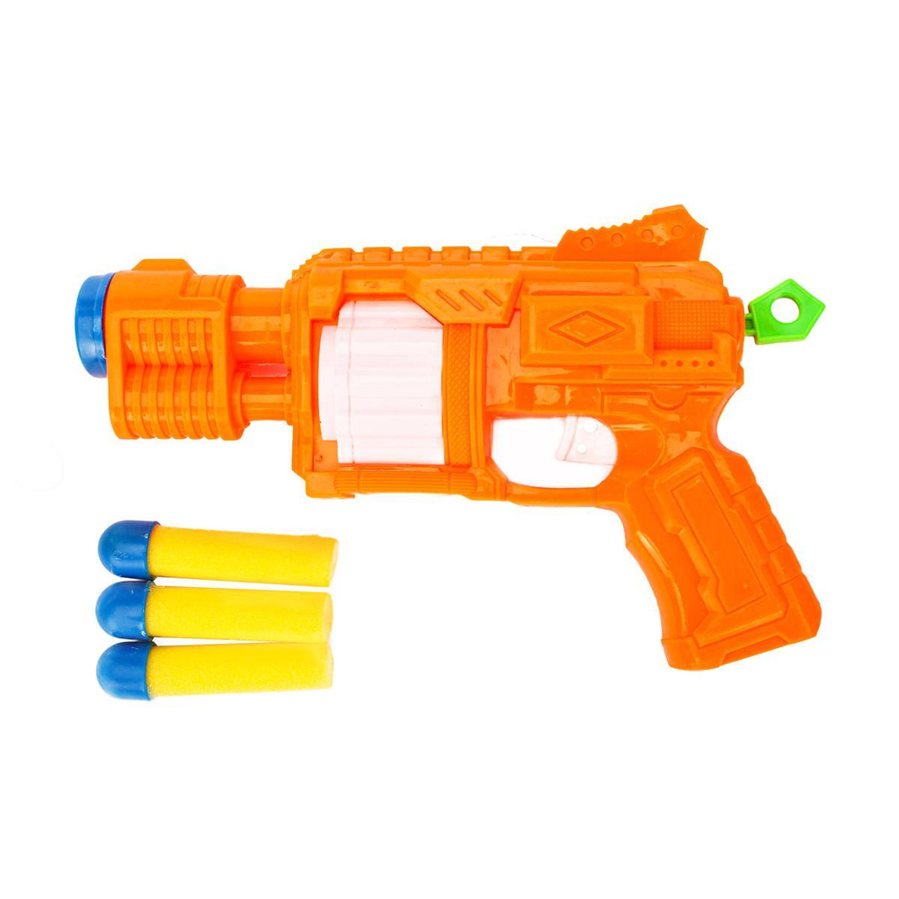 Пистолет с мягк.пулями, блистер YK-9663