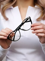 Очки для компьютера имиджевые защитные прозрачные нулевки