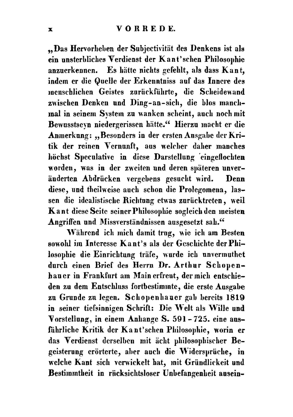Immanuel Kant's Kritik der reinen Vernunft, herausgegeben von K. Rosenkranz | Immanuel Kant