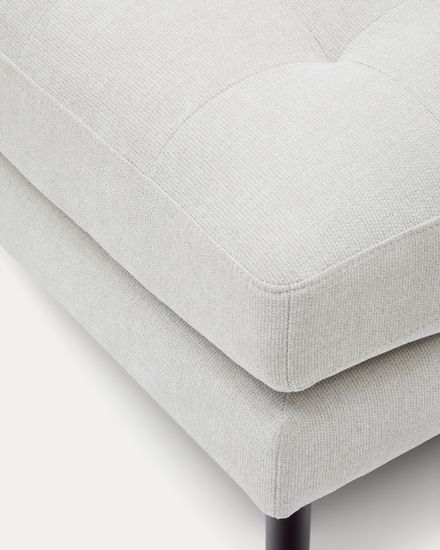 Debra Пуф из перламутровой синели с ножками цвета венге