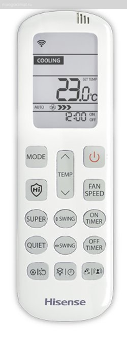 Инверторная сплит-система Hisense серии BLACK CRYSTAL SUPER DC Inverter AS-10UW4RVETG01(B) (комплект)