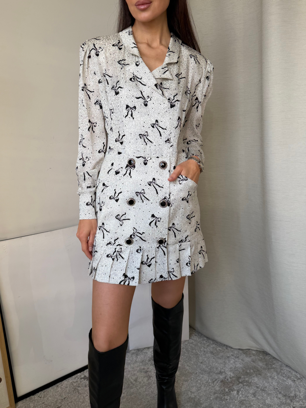 Шёлковое платье Alessandra Rich, М