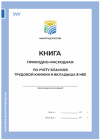 Книга приходно-расходная по учету бланков трудовой книжки и вкладыша в нее, постановление №69, Минтруд России, Докс Принт