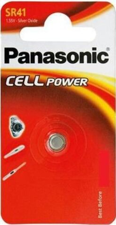Батарейка Panasonic Silver Oxide SR-41 серебряно-оксидная 1 шт