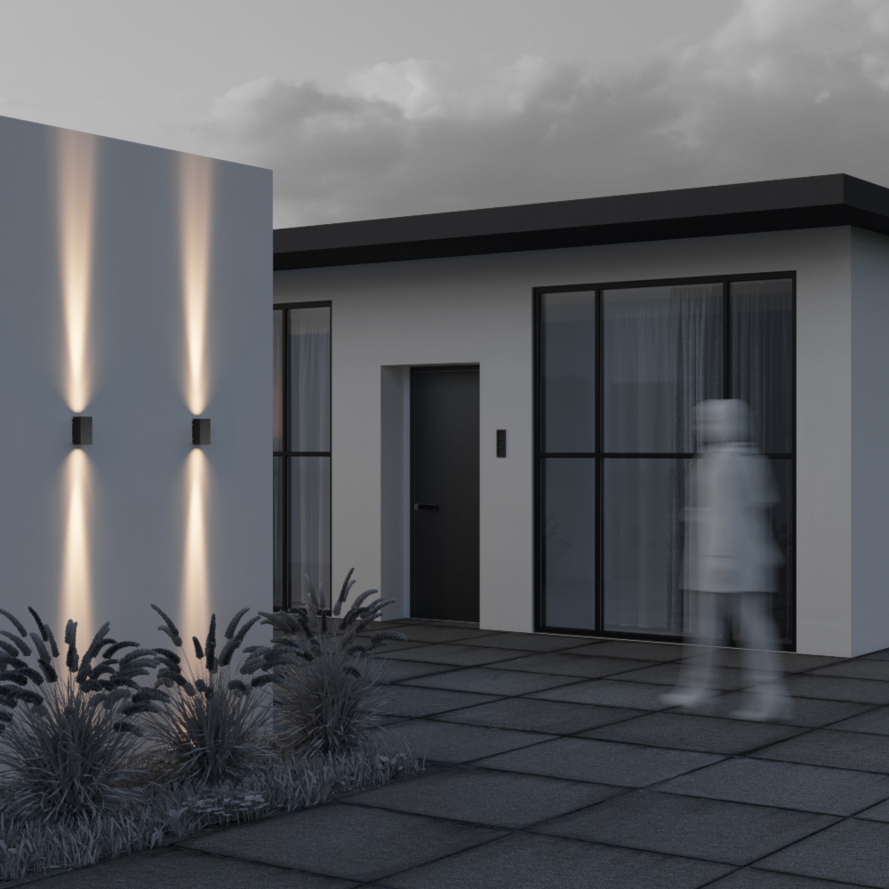 Уличный настенный светильник Outdoor O570WL-L10B3K