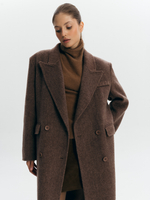 Двубортное пальто