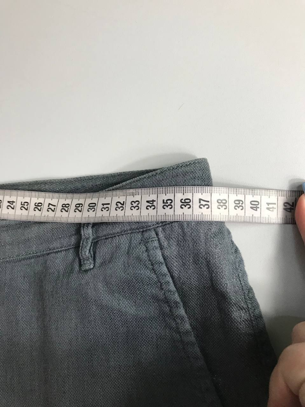 Брюки Eva Kayan удобной посадки льняные, маркировка 36, визуально на 42 размер