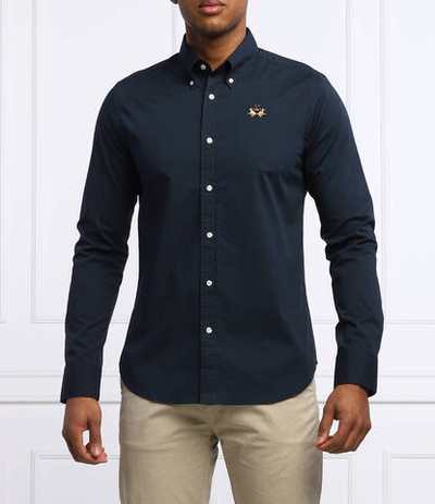 рубашка leon La Martina - темно-синий(CCMC02 PP003)