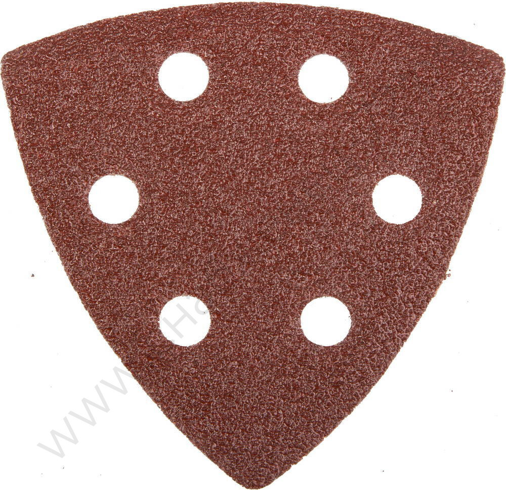 Треугольник шлифовальный универсальный STAYER ″MASTER″ на велкро основе, 6 отверстий, Р60, 93х93х93мм, 5шт