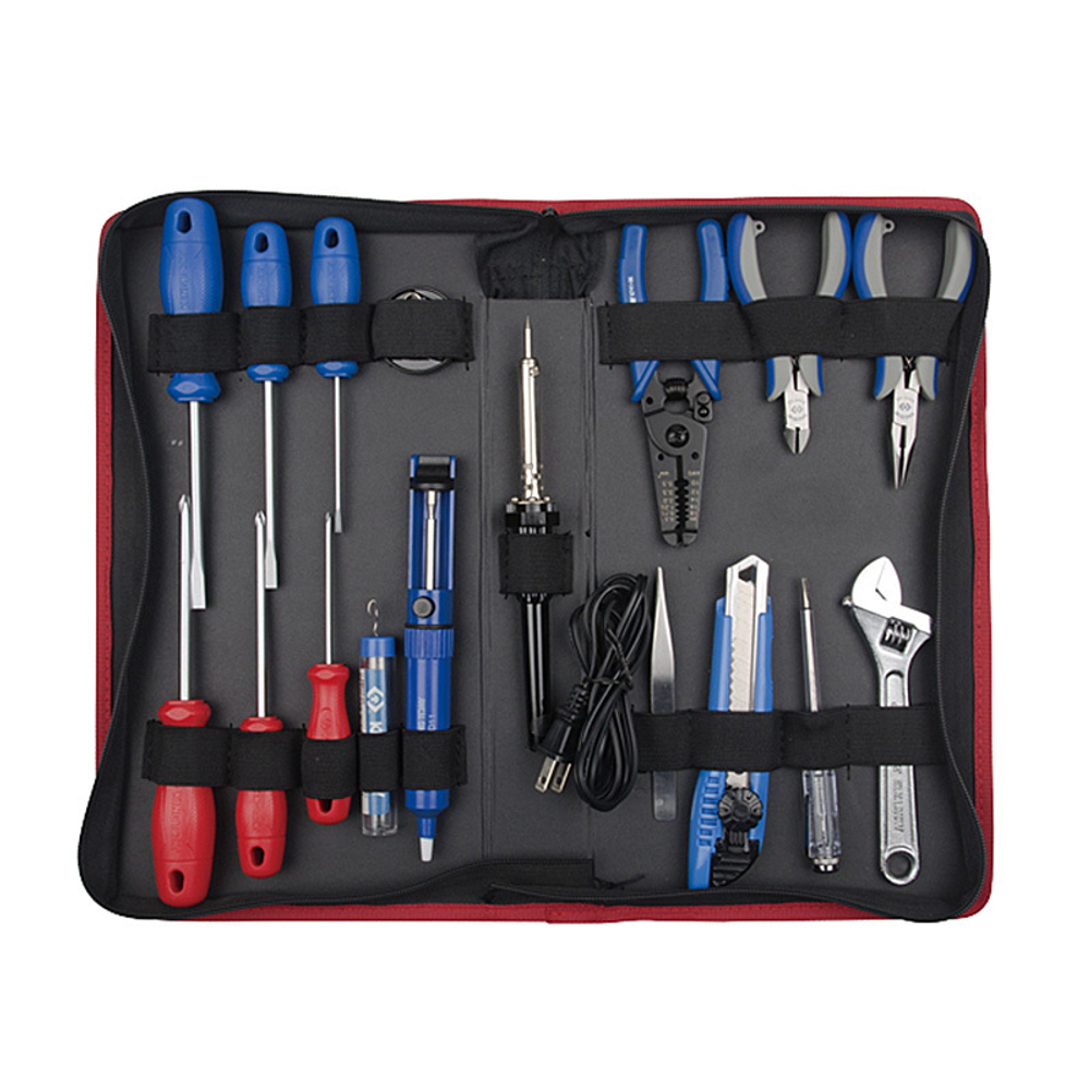 Набор инструментов электрика, 17 предметов KING TONY 90217PQ01