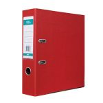 Папка-регистратор STANGER 75 мм двухстор.PVC красн. метал.окант. съемн. мех. карман д/маркир.этикет.