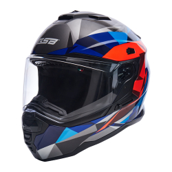 Шлем GSB XP-22S SILVER/RED/BLUE