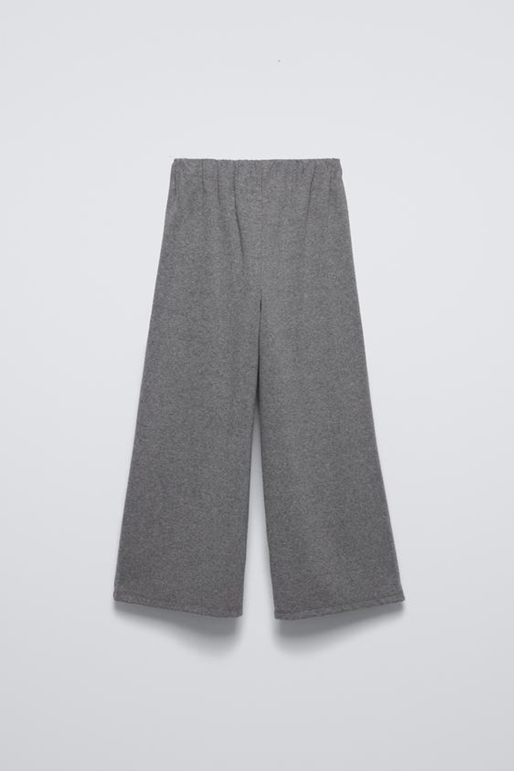 ZARA БРЮКИ WIDE LEG, СЕРЫЙ