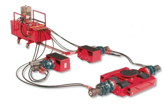 Гидравлическая приводная тележка PTS35 грузоподьемностью 35 тонн, GKS-Perfekt