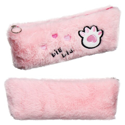 Пенал школьный на молнии Лапка