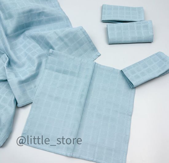 Комплект муслиновый, Голубая сталь