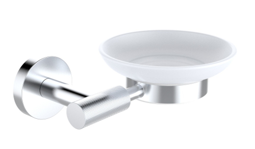 5503 Мыльница нас., стеклянная (ХРОМ) ViEiR  (24/1шт)