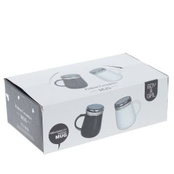 GAEM Набор из 2-х кружек с крышкой, 500 мл, L12 W9 H12 см