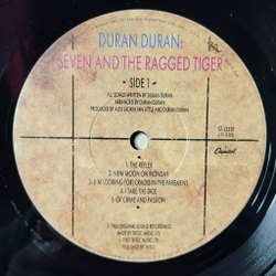 Винтажная виниловая пластинка LP Duran Duran Seven And The Ragged Tiger (USA 1983)