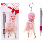 Набор подарочный «Сказочная история» (ручка и брелок), микс цветов