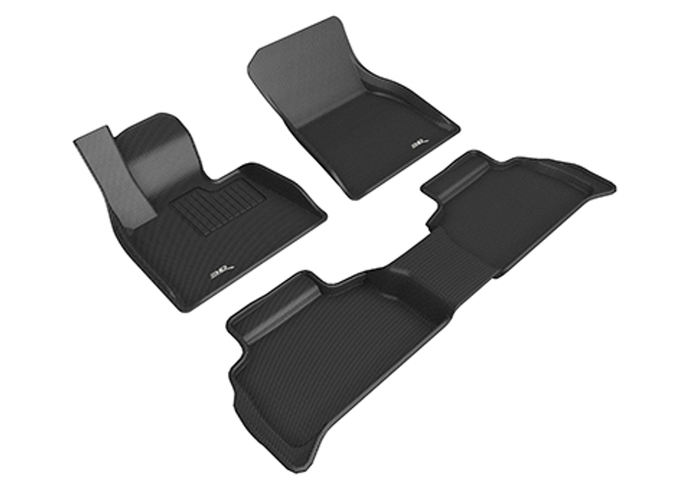 Коврики салона TPR BMW X6 G06 2019- Sotra 3D Kagu с бортиком черные. Арт. ST 75-00006