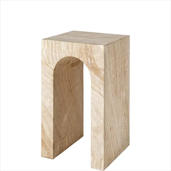 Консоль Thiennes из травертина, 60х35х35 см