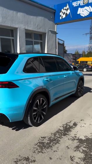 Carbins Color PPF Sky Blue CR 10 голубая цветная полиуретановая защитная антигравийная пленка