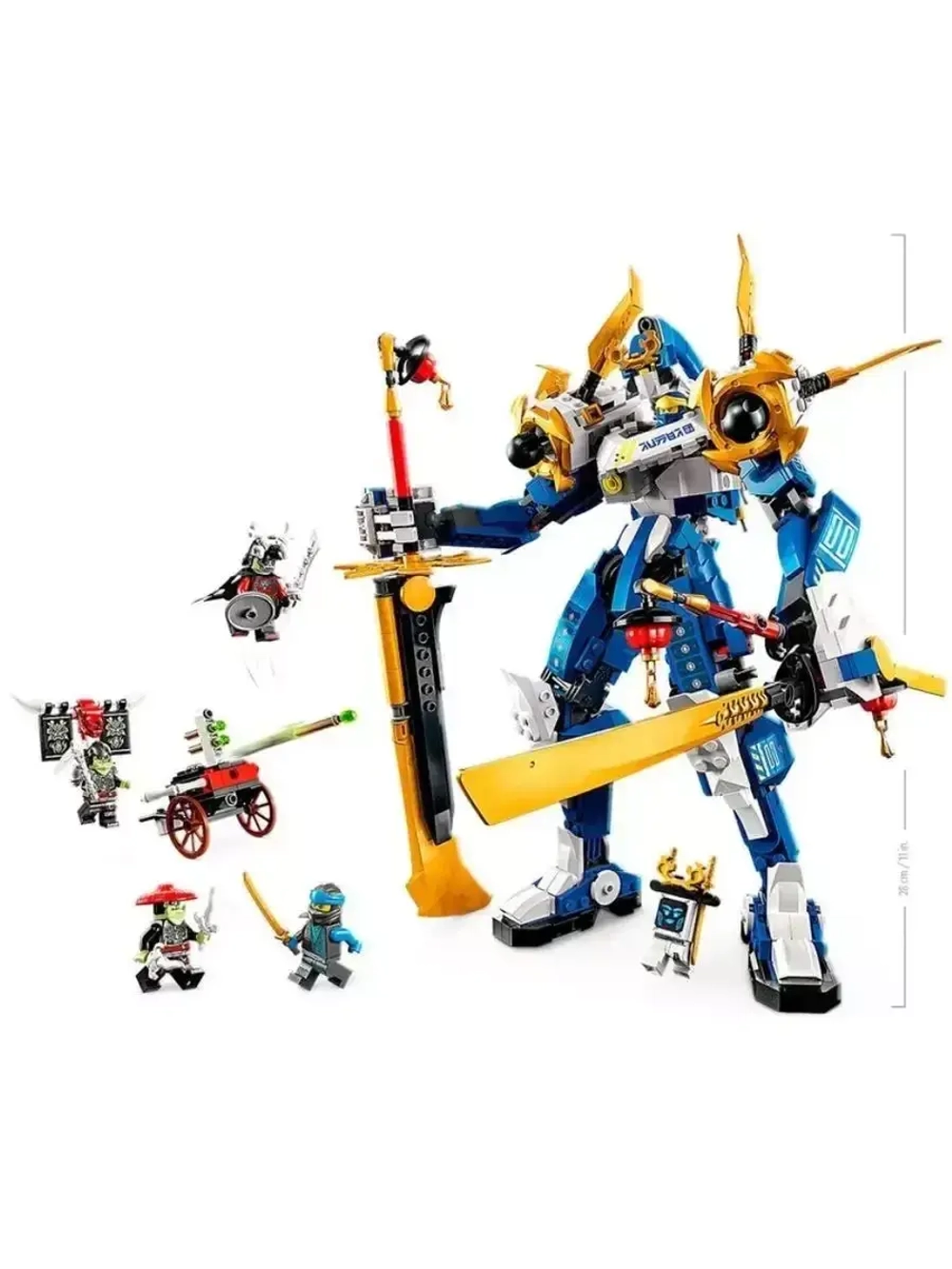 Конструктор Ниндзя Механический титан Джея 794 детали