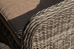 "Эспрессо–150 R" обеденная группа плетеная, цвет графит