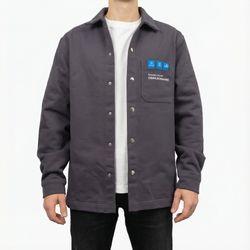 Рубашка оверсайз Образование. Цвет: серый