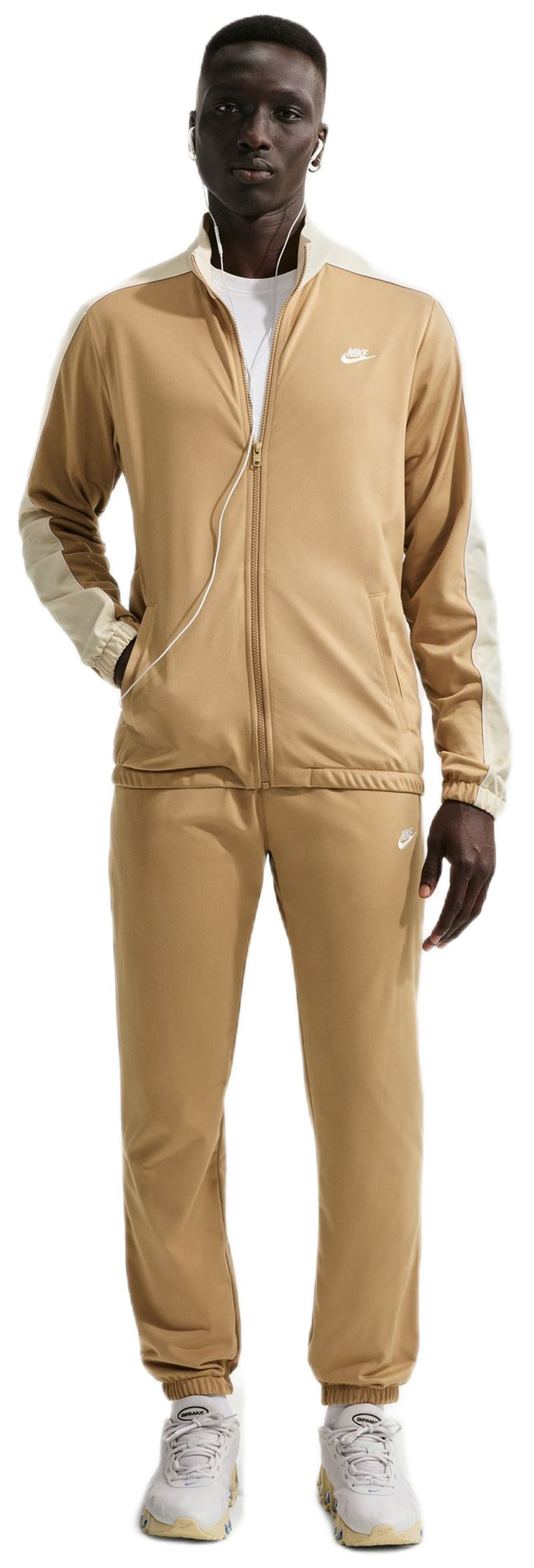 Men's Спортивный костюм Nike Sportswear Club - khaki/white