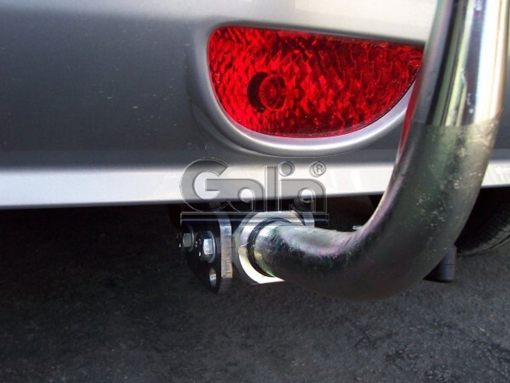 Фаркоп оцинкованный Galia K033A для Kia Rio II хетчбек 5 дверей 2005-2011(паспорт и сертификат в комплекте)(без электрики)